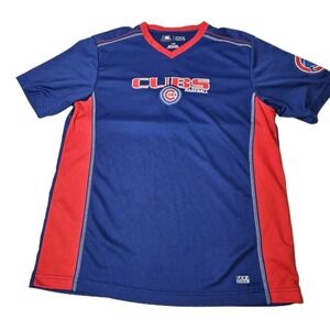 TX3 Cool Chicago Cubs Baseball Shirt Mens Size Large Embroidered Logo MLB